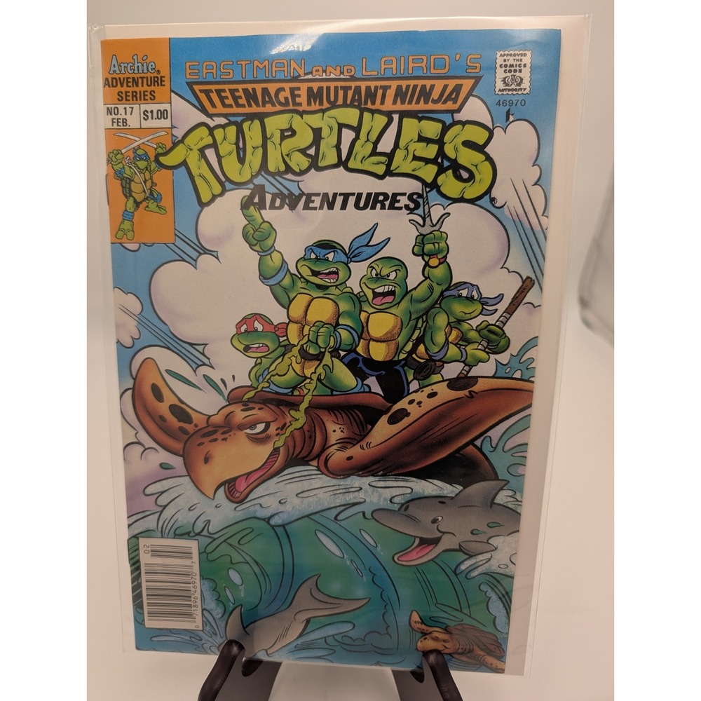 Teenage Mutant Ninja Turtles Adventures 17 Archie Newsstand 1991
